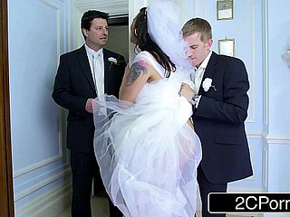 Busty Hungarian Bride-to-be Simony Diamond Fucks Their way Husband's Whack Man