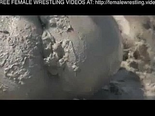 Girls wrestling in dramatize expunge sweepings