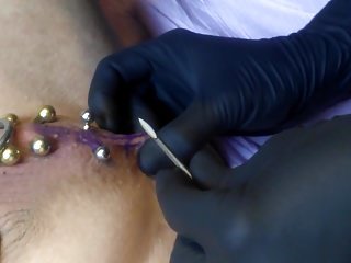 Scrotum piercing # 2