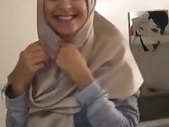 Seksi arap müslüman Hijab Kız videotape sızdı