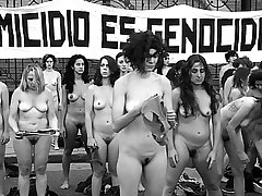 Nude protest yon Argentina